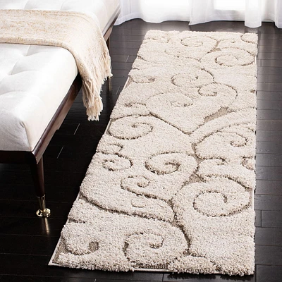 SAFAVIEH Florida Douglas Tapis Vignes Florales Shag