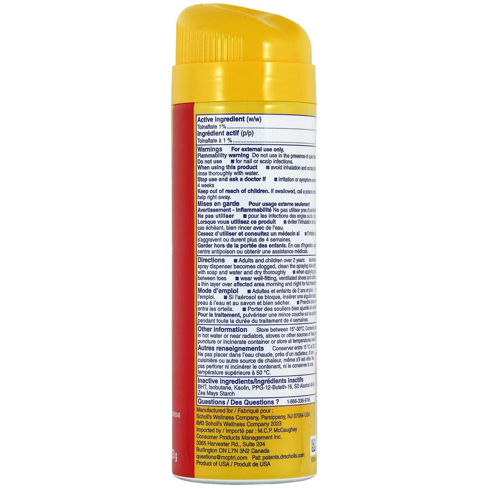 Poudre en aérosol contre le pied d’athlète Dr. Scholl’s® 133g