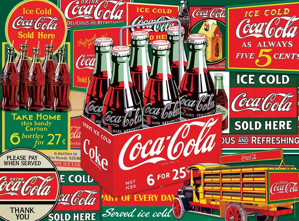 Buffalo Games - Coca-Cola - Evergreen - 1000 Piece Jigsaw Puzzle