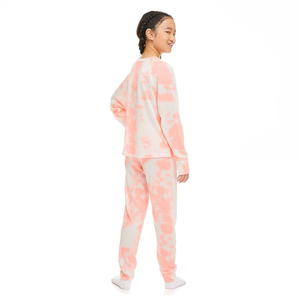 Justice Girls' Henley Pajamas 2-Piece Set