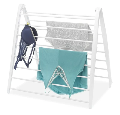 Space-Saving Drying Rack, 26.8 in. W x 3 in. D x 51.5 in. H; White