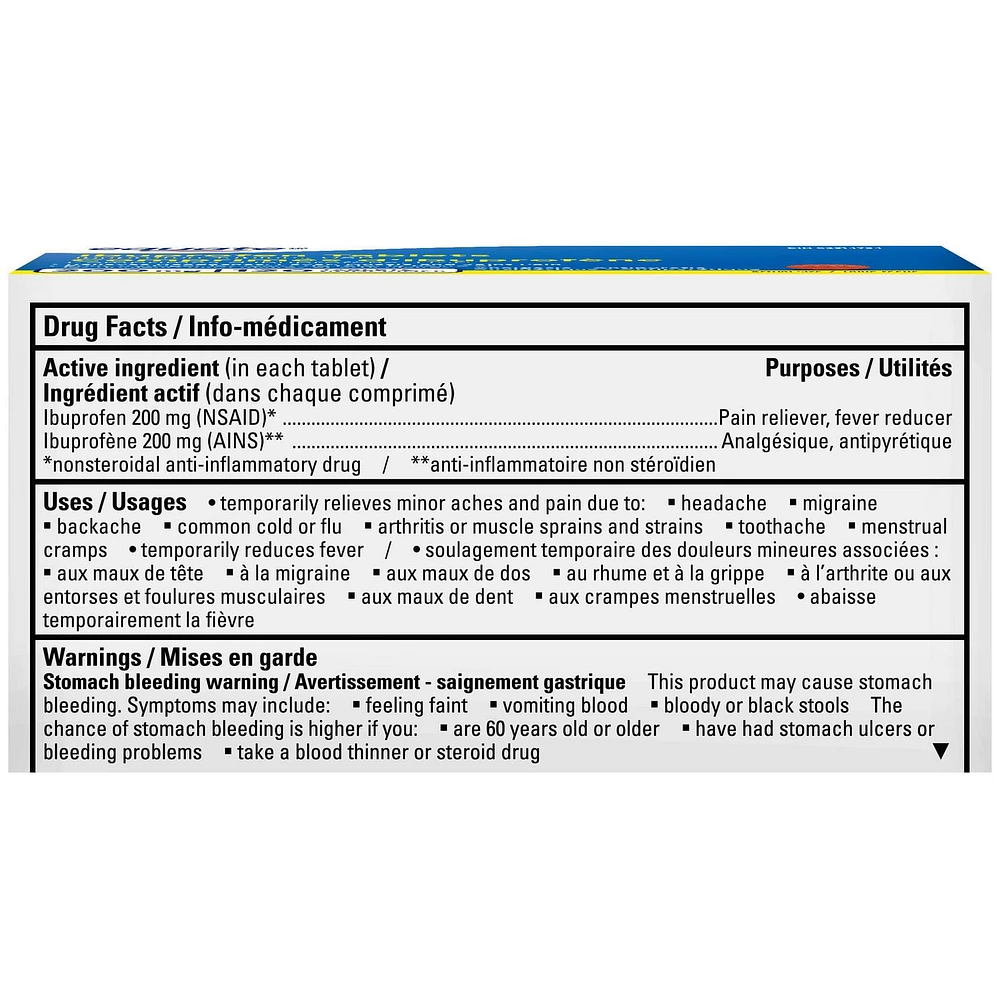 Equate Ibuprofen Tablet, 200mg, 120 Tablets
