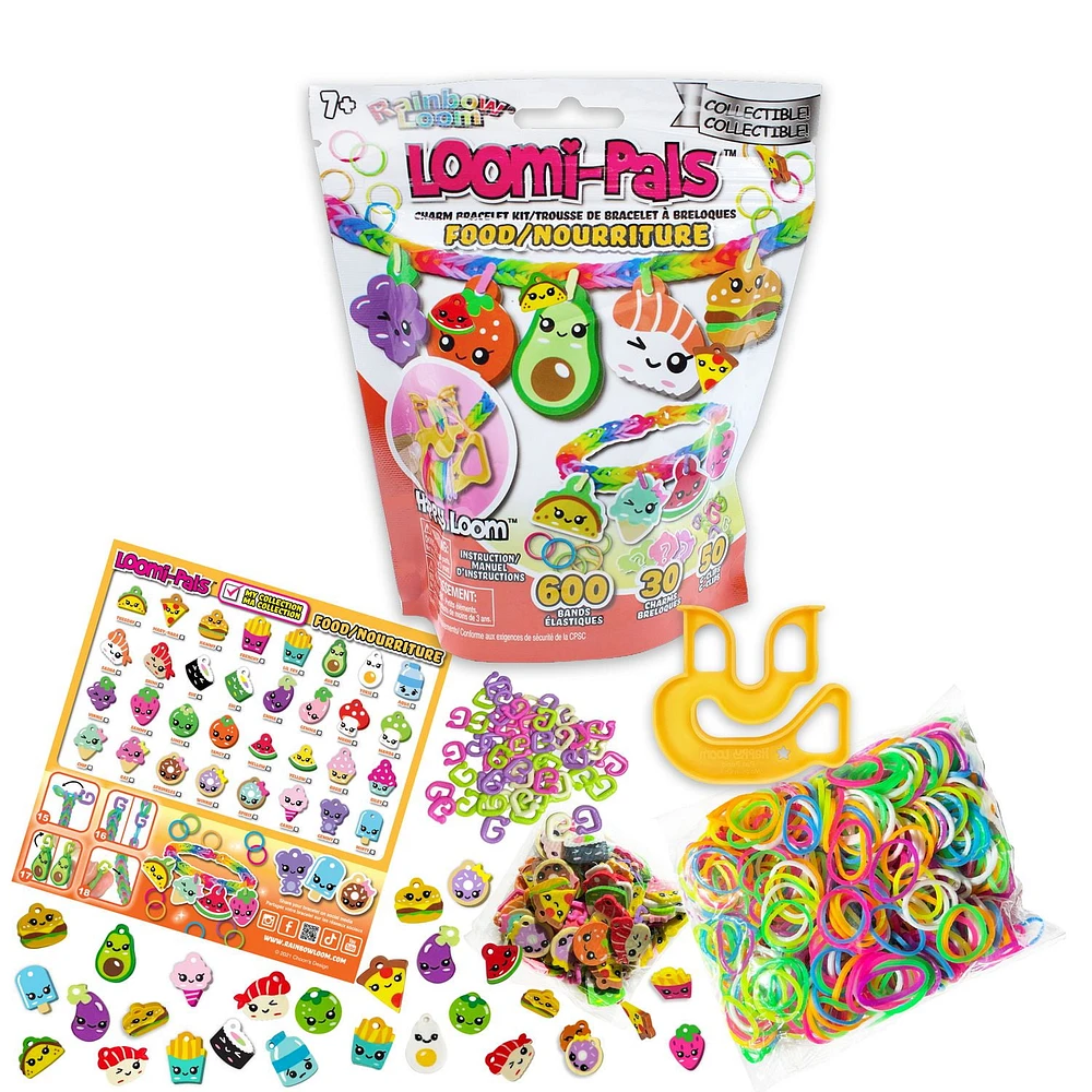 Rainbow Loom Loomies Food Figurines 4 pack