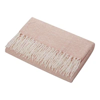 hometrends Yarn-Dyed Throw, Stylish fringe accent