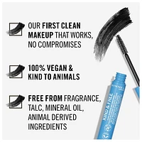 Rimmel KIND & FREE Clean Mascara, conditioning volumizing & lengthening - Infused with organic certified shea butter and biotin - Cruelty-Free & Vegan, Vegan mascara 7mL