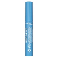 Rimmel KIND & FREE Mascara propre, revitalisant, volumateur et allongeant - Infusé de beurre de karité certifié biologique et de biotine - Sans cruauté envers les animaux et végétalien Mascara vegan 7mL