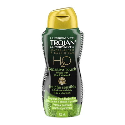Trojan H2O Sensitive Touch Water-Based Personal Lubricant, 163 mL
