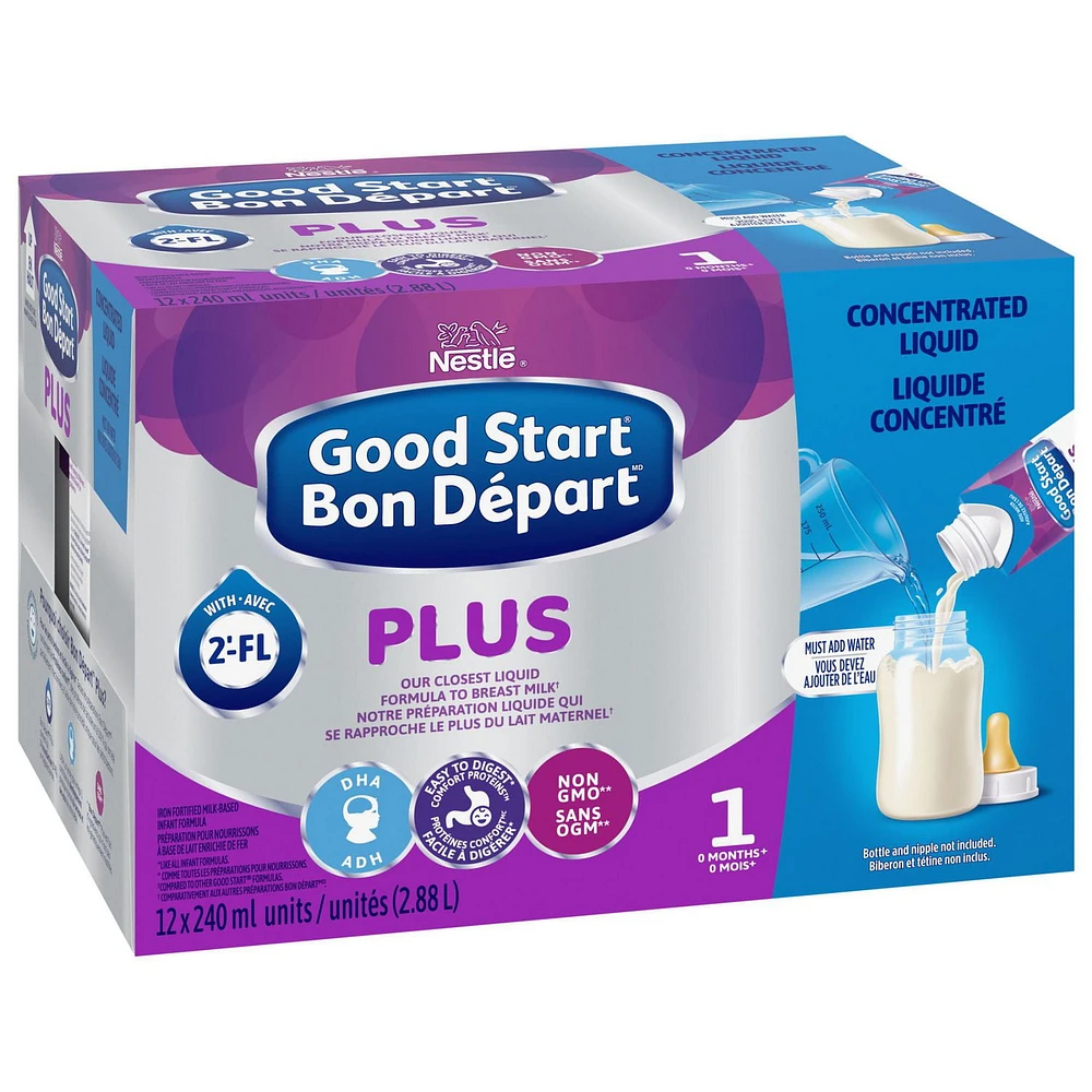 NESTLÉ GOOD START PLUS 1 Baby Concentrate Formula, Concentrated Liquid