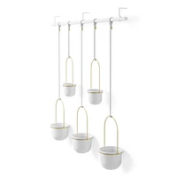 Umbra Triflora Hanging Planter, Set of 5