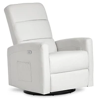 Dream On Me Berkley Leatherette Glider/ Power Recliner / Swivel Glider / Easy assembly Glider Chair