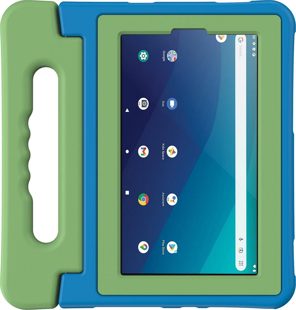 onn. Universal Protective Tablet Case for Most 9 - 10 in. Tablets - Blue/Green, 8 ft. Drop Protection