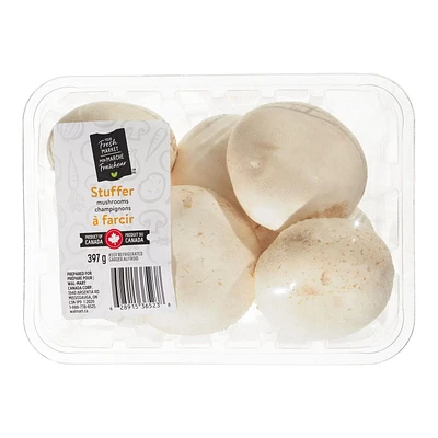 Mushrooms, Stuffer, Your Fresh Market, 14 oz