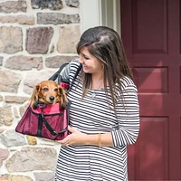 Sac de transport pour animal domestique Carry-Me de Gen7Pets - Framboise