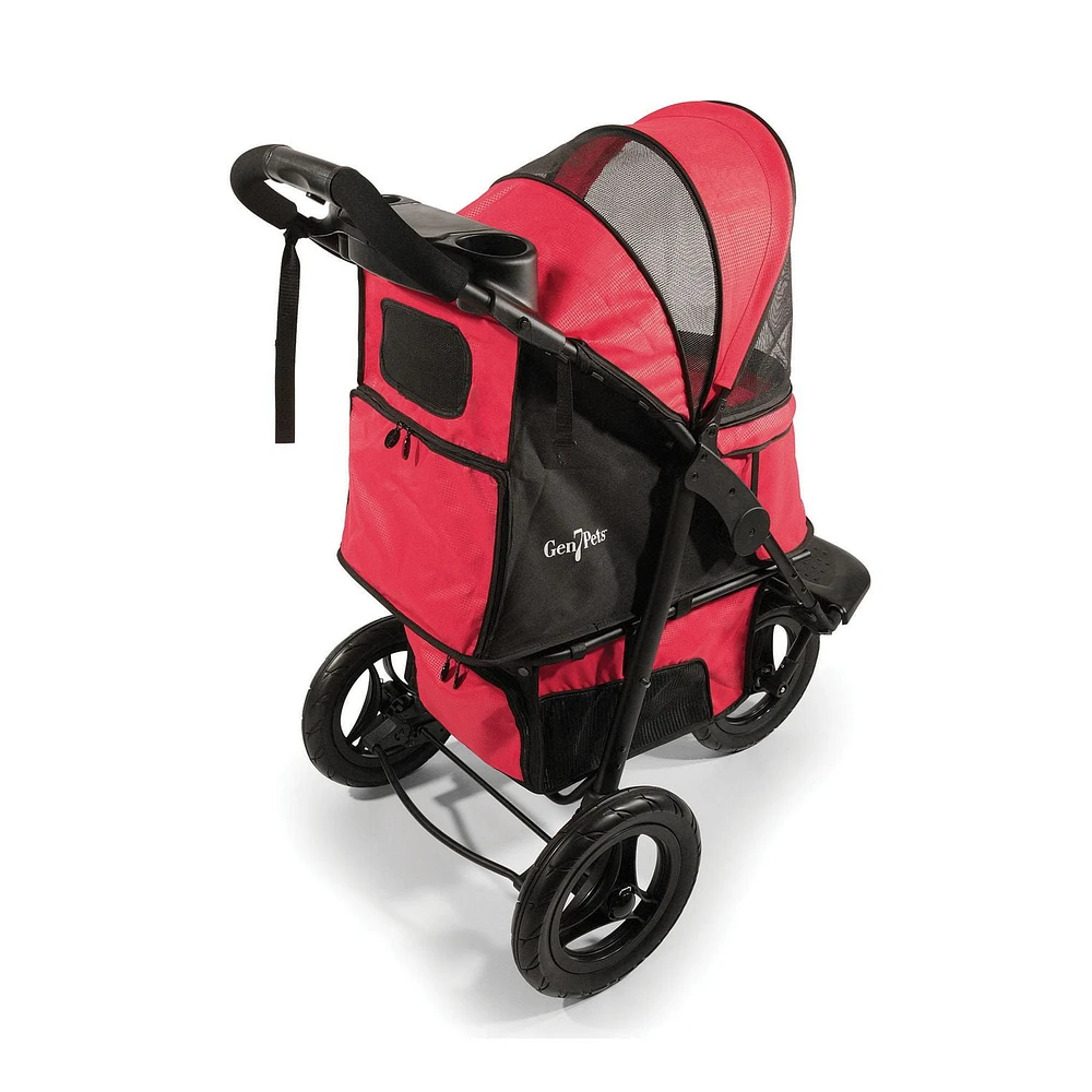 Gen7Pets G7 Jogger Pet Stroller, Dog Stroller - Cat Stroller, Pathfinder Red