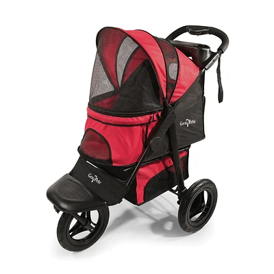 Gen7Pets G7 Jogger Pet Stroller, Dog Stroller - Cat Stroller, Pathfinder Red