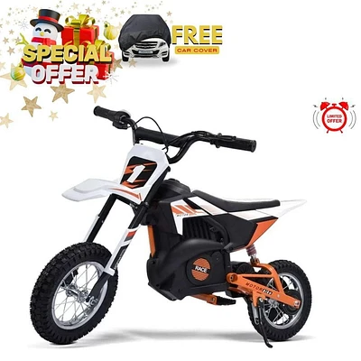 Upgraded 24V/250W SuperMoto Dirt Bike for Kids- KidsVIP