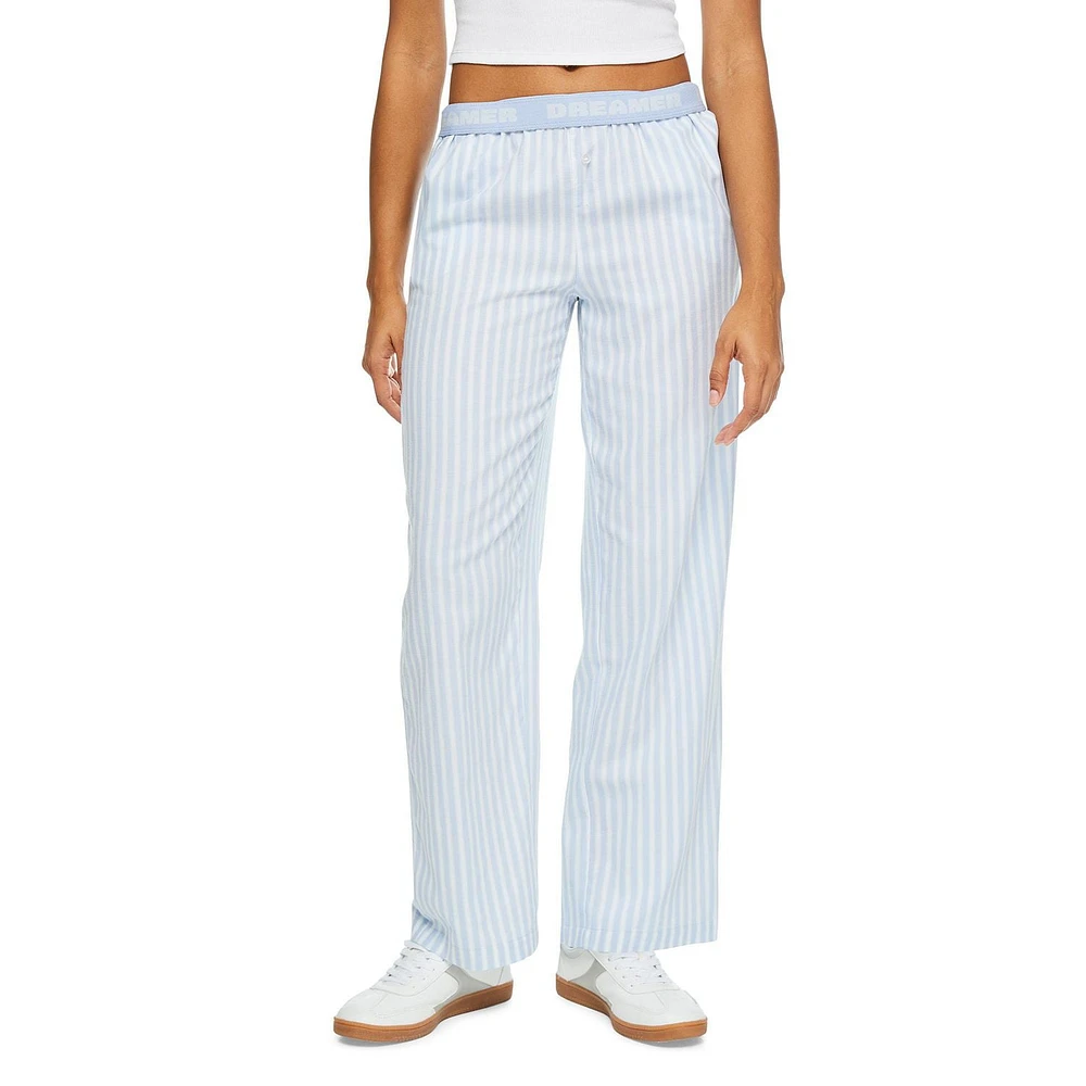 Pantalon de pyjama en flanelle No Boundaries pour femmes Tailles TP–TTG