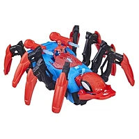 Marvel Spider-Man Crawl 'N Blast Spider, Car Playset with Spider-Man Action Figure, Ages 4+, 2-In-1 Blast Feature