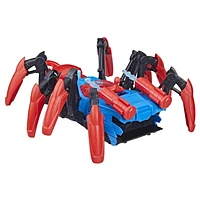 Marvel Spider-Man Crawl 'N Blast Spider, Car Playset with Spider-Man Action Figure, Ages 4+, 2-In-1 Blast Feature