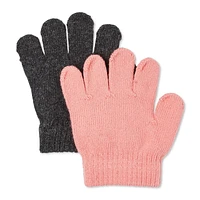 George Toddler Girls' Mini Gloves 2-Pack