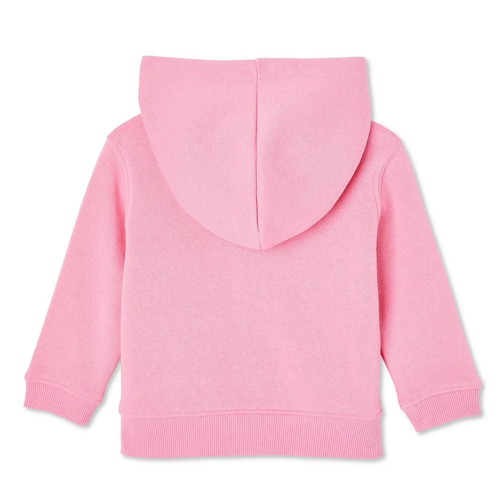 George Baby Girls' Fleece Zip-Up Hoodie