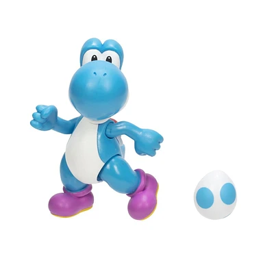 World of Nintendo 4" Blue Yoshi Action Figure