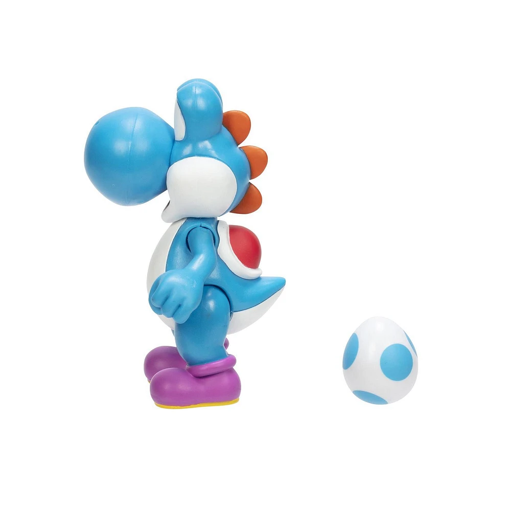 World of Nintendo 4" Blue Yoshi Action Figure