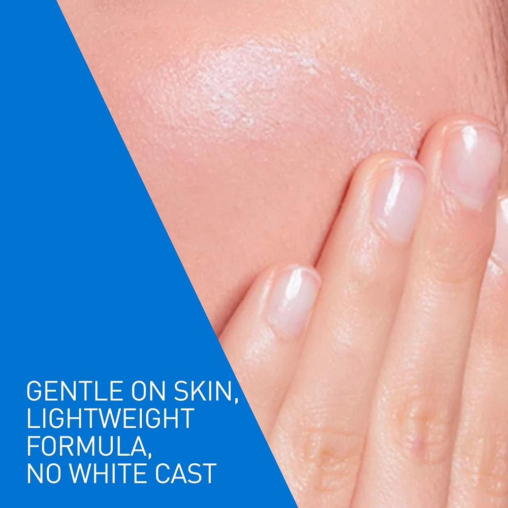 Lotion Hydratante Ultra-Légère FPS30 pour le Visage avec Acide Hyaluronique et 3 Céramides | Sans Parfum, 50ml Lotion légère UVA/UVB