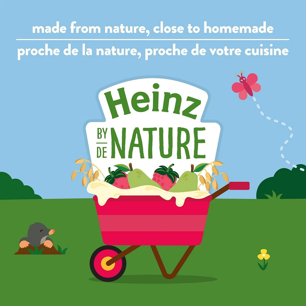 Heinz by Nature Organic Baby Food - Pear, Raspberry, Oat & Yogurt Purée