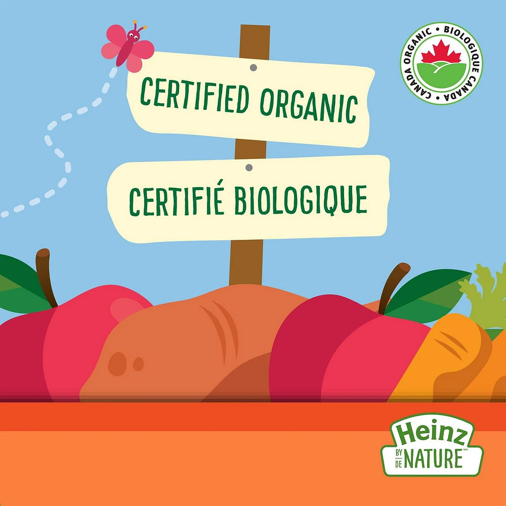 Heinz by Nature Organic Baby Food - Apple, Sweet Potato & Carrot Purée