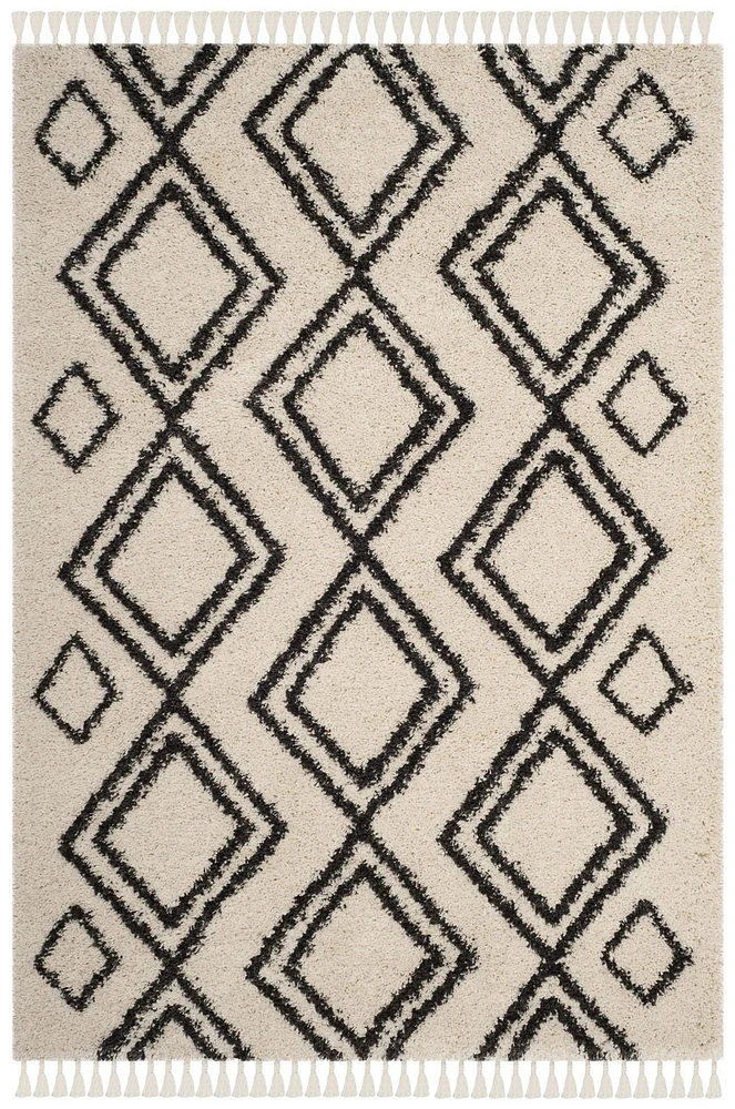 Safavieh Moroccan Fringe Kaelea Geometric Shag Area Rug