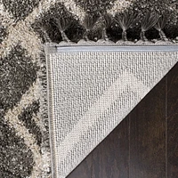 Safavieh Moroccan Fringe Shag Janella Geometric Area Rug