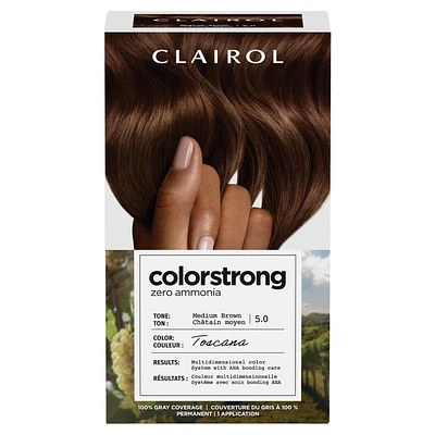 ColorStrong Permanent Hair Dye, AHA Bonding System in every step helps reinforce internal hair structure, Multidimensional Color + AHA Bonding + Zero Ammonia