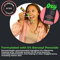 Oxy Deep Pore Acne Vanishing Treatment - 5% Benzoyl Peroxide – Stubborn Acne Control - Helps Treat, and Prevent Breakouts – Allows Skin to Heal - Dermatologist Tested, Acne Spot Treatment, 28g