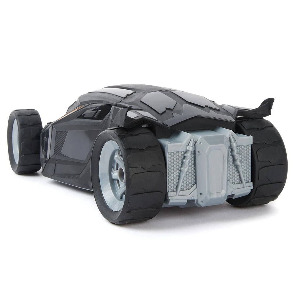 DC Comics, Batman Batmobile radiocommandée, Facile à piloter, Compatible avec les figurines Batman, Jouet pour garçons et filles à partir de 4 ans