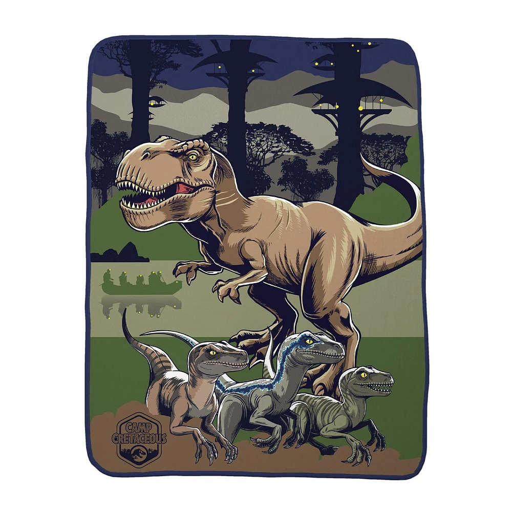 Jurassic  "Don't Get Eaten" Throw, Jurassic Throw