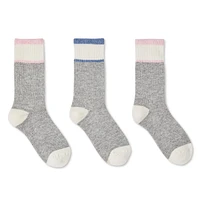 Ladies Workload 3-Pack Crew Work Sock, Shoe size 4-10