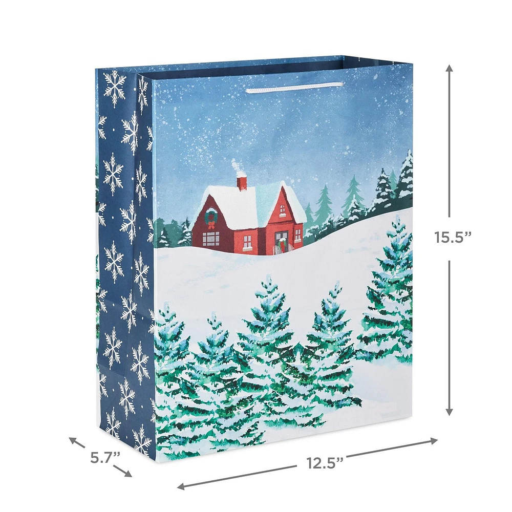 Hallmark XL Christmas Gift Bag (Winter Scene)