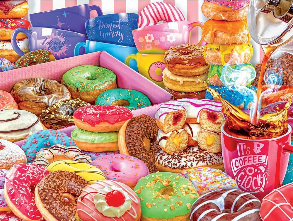 Buffalo Games - Donut Worry, Be Happy! - 1500 Piece Jigsaw Puzzle