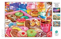 Buffalo Games - Donut Worry, Be Happy! - 1500 Piece Jigsaw Puzzle