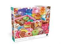 Buffalo Games - Donut Worry, Be Happy! - 1500 Piece Jigsaw Puzzle