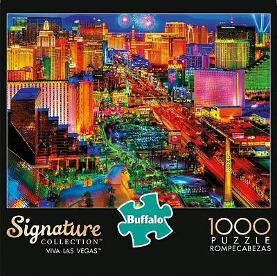 Buffalo Games - Signature Collection - Viva Las Vegas - 1000 Piece Jigsaw Puzzle