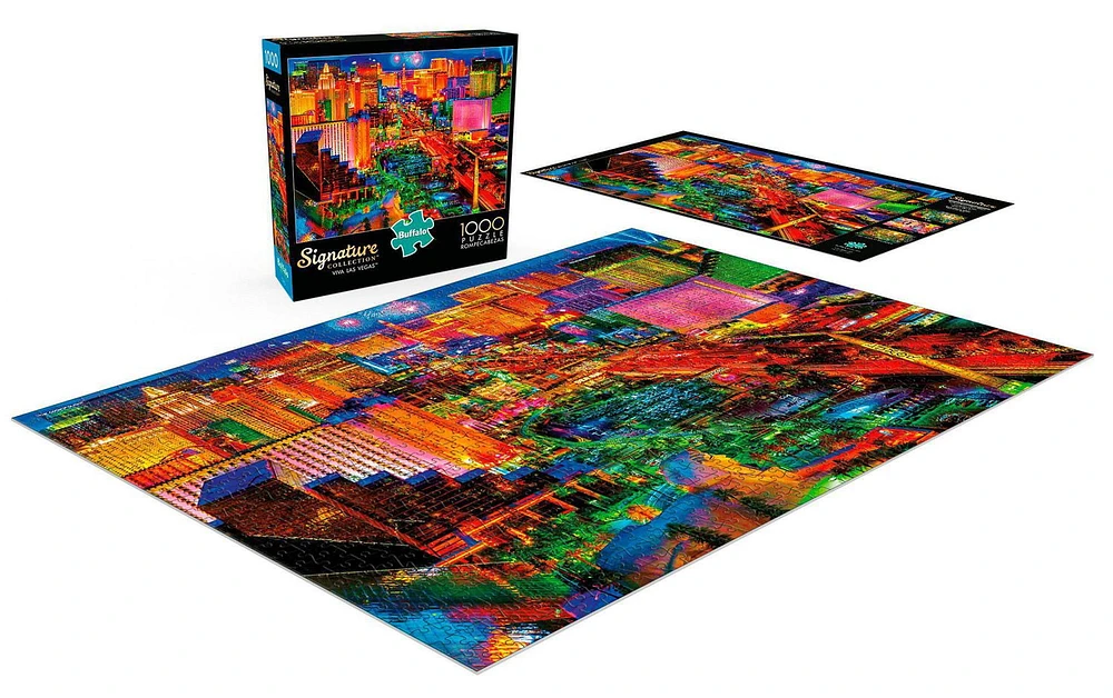 Buffalo Games - Signature Collection - Viva Las Vegas - 1000 Piece Jigsaw Puzzle