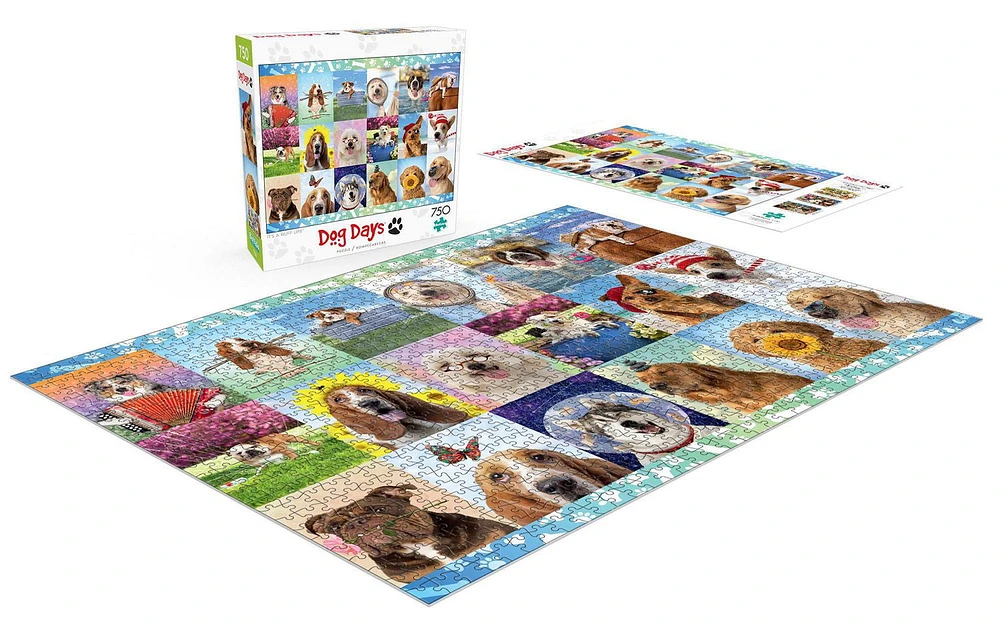 Buffalo Games - Dog Days - It's a Ruff Life - 750 Piece Jigsaw Puzzle