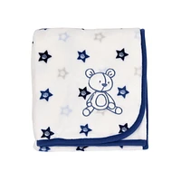 George baby Bear Blanket with Applique, 1 baby blanket