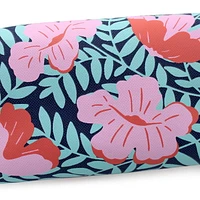 Pen+Gear Floral Vines Pencil Pouch in Navy with Bright Pink Flowers