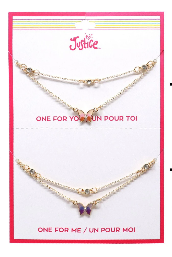 Justice BFF necklace