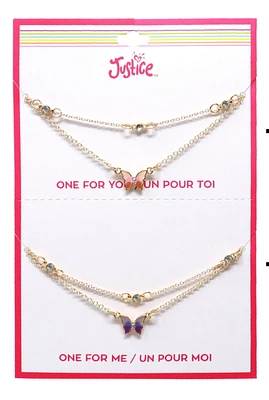 Justice BFF necklace