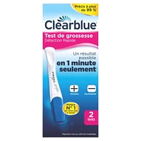 Clearblue Rapid Detection Pregnancy Test, 2 Count