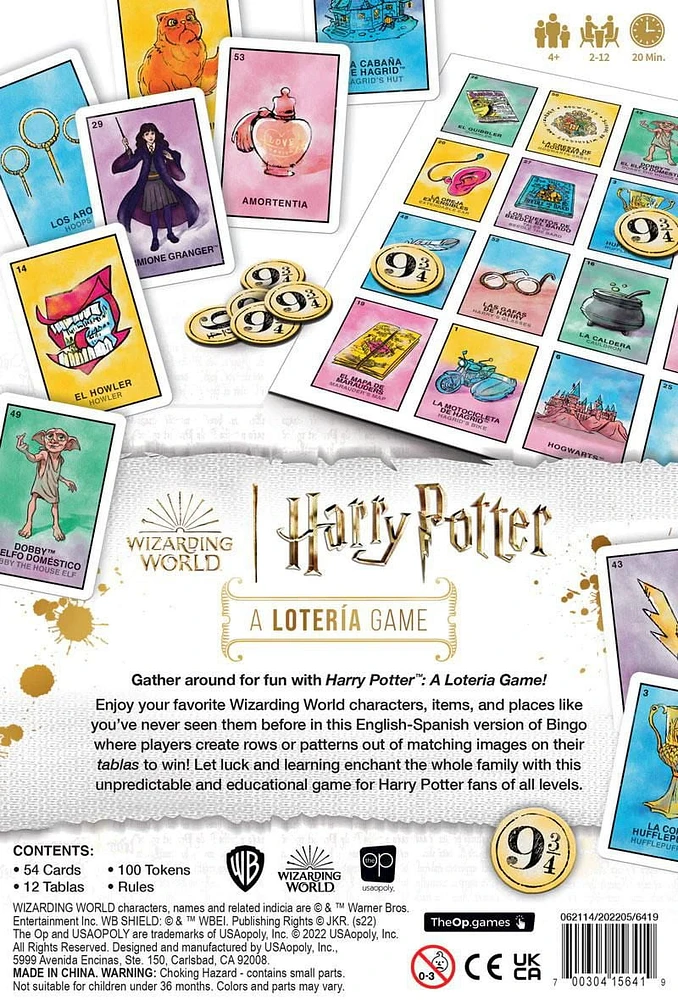 USAopoly Harry Potter Loteria (Bingo) Game